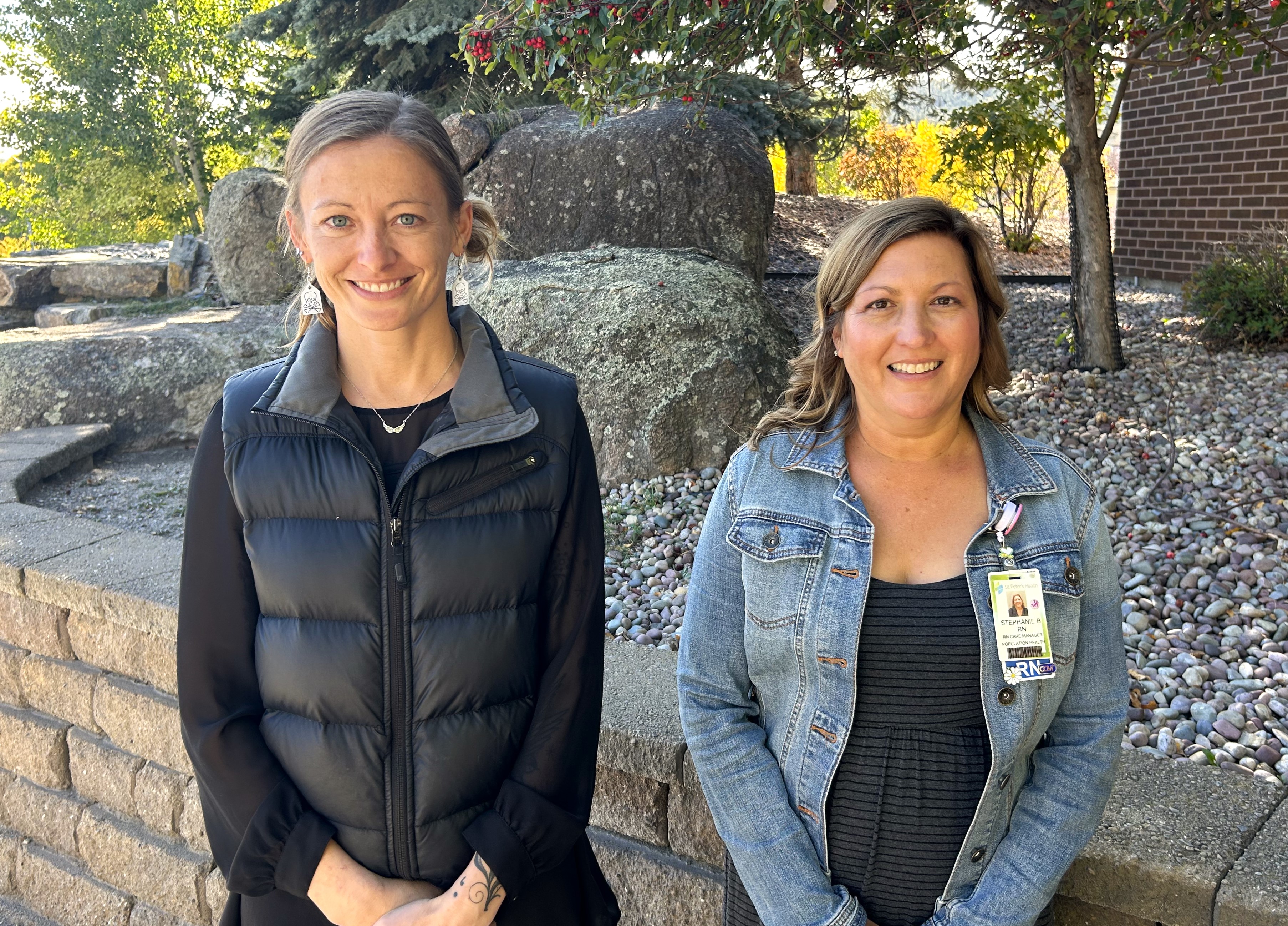 Maureen Bjerke and Stephanie Bausch