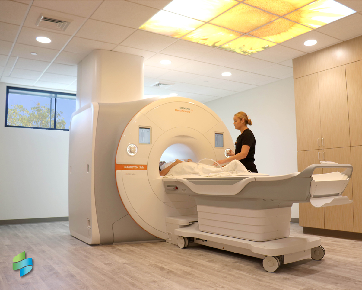 wide-bore MRI machine