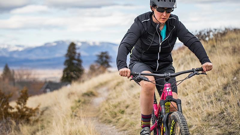 Sharla Dosier, NP-C mountain biking