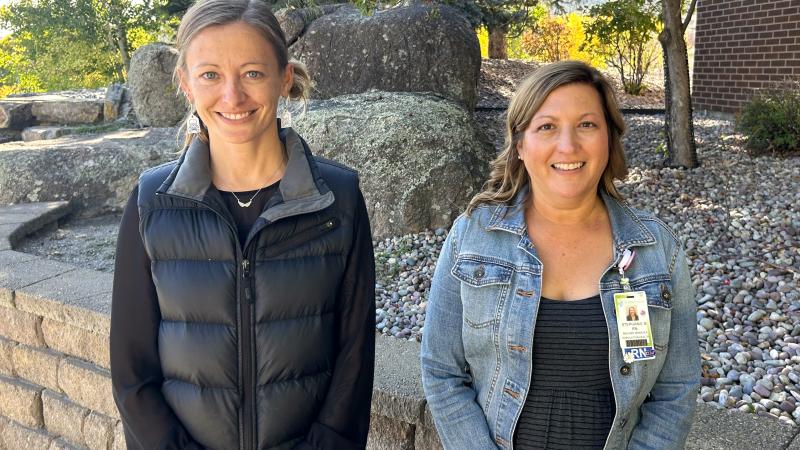 Maureen Bjerke and Stephanie Bausch